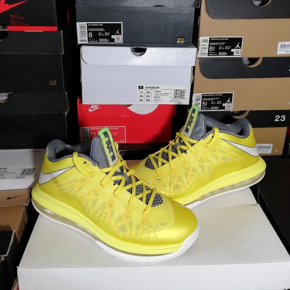 "RARE" NIKE AIR LEBRON JAMES 10 "SONIC" MEN'S SZ7.5➡️WOMEN'S SZ9 BRAND NEW - Picture 3 of 13